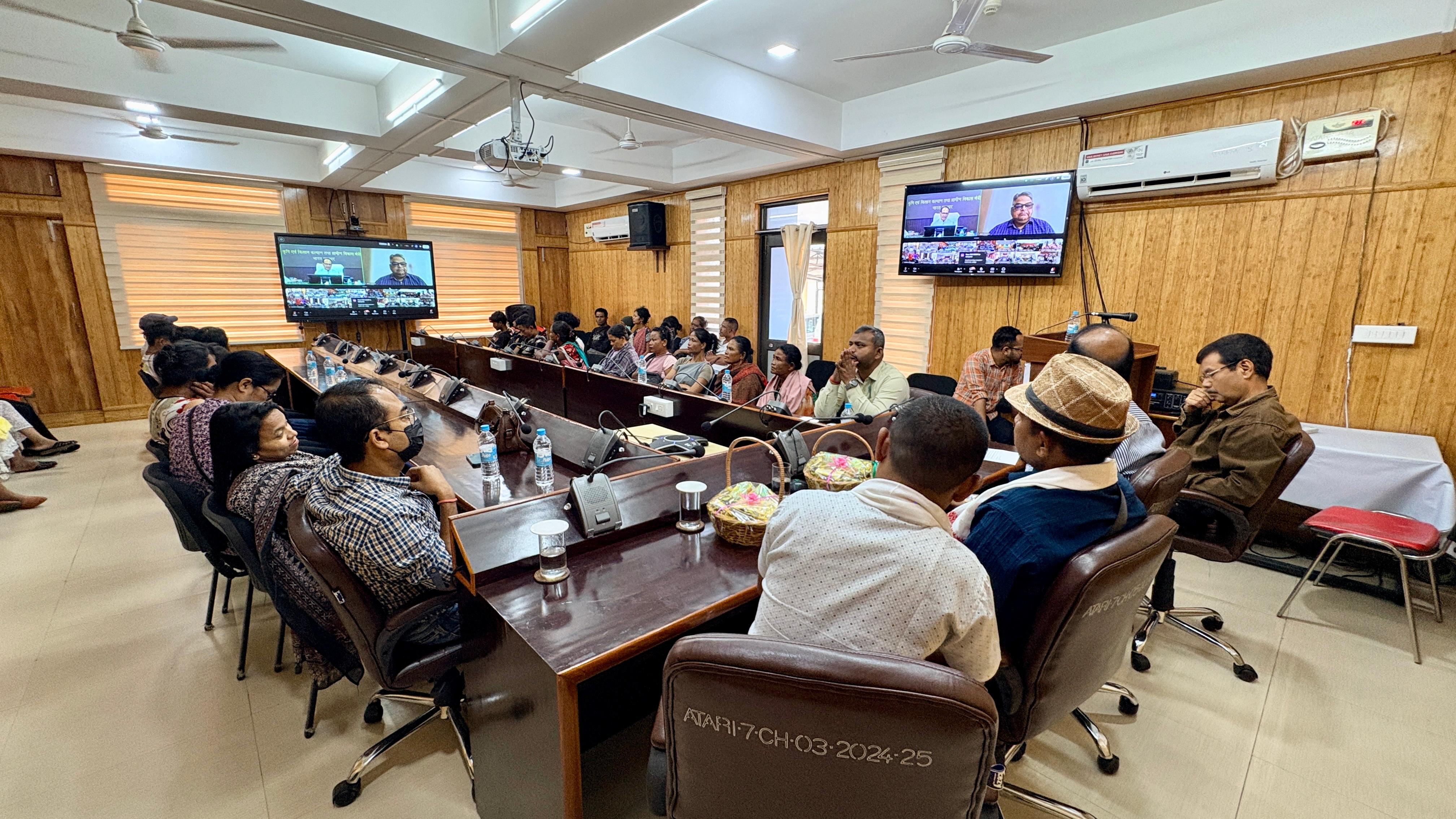 Hon'ble Union Minister of Agriculture and Farmers Welfare Shri Shivraj Singh Chouhan addressed senior officials and farmers accross ICAR institutes and KVK on 13th September 2026.